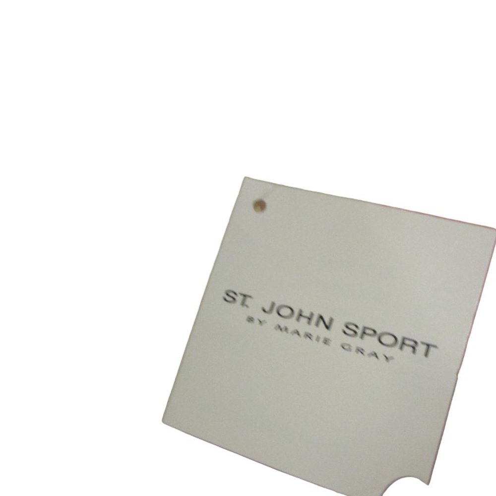 New w Tags, St John Sport Knit Coral Skirt and Matching Top in SZ 4 or Small - Picture 9 of 11